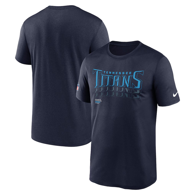 Men's Navy Tennessee Titans 2025 Sideline Legend Dri-FIT T-Shirt